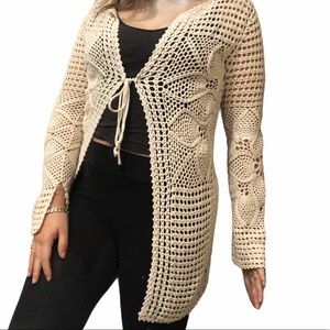 Blueberry Hill crochet cardigan